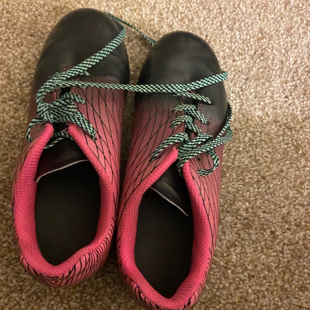 DSG Pink and Black Kids Athletic Shoes